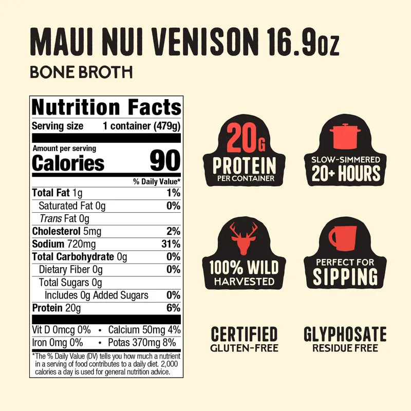 Maui Nui Venison Bone Broth