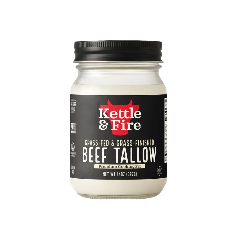 100% Grass-Fed & Finished Beef Tallow